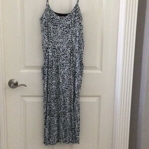 🦀 Loft casual midi  dress